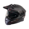 Casco Moto Modular Gari G110 Adventure negro mate-rojo