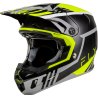 Casco FLY RACING Formula CC Strike - gris/negro/Hi-Vis