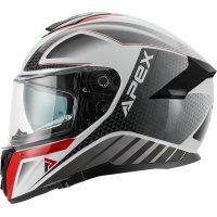 Casco APEX FT300 Nueva York blanco/gris/rojo