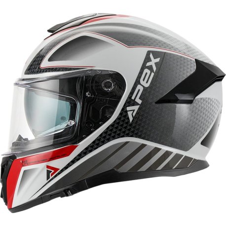 Casco APEX FT300 Nueva York blanco/gris/rojo