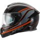 Casco APEX FT300 Vienna negro/naranja