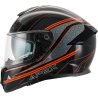 Casco APEX FT300 Vienna negro/naranja