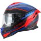 Casco APEX FI200 París azul/rojo mate