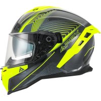 Casco APEX FI200 Madrid gris/amarillo