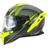 Casco APEX FI200 Madrid gris/amarillo