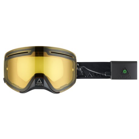 Gafas magnéticas AMOQ Vision Vent+ con calefacción y oscurecimiento total - Amarillas