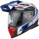 Casco AMOQ AI100 Mojave blanco/rojo/azul