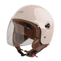 Casco jet garibaldi Gari Demi-Jet G11 rosa salmon