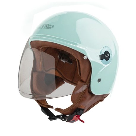 Casco jet garibaldi Gari Demi-Jet G11 verde claro