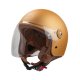 Casco jet garibaldi Gari Demi-Jet G11 amarillo ocre mate