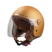 Casco jet garibaldi Gari Demi-Jet G11 amarillo ocre mate