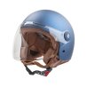 Casco jet garibaldi Gari Demi-Jet G11 azul mate