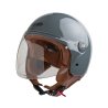 Casco jet garibaldi Gari Demi-Jet G11 gris