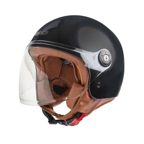 Casco jet garibaldi Gari Demi-Jet G11 negro