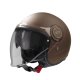 Casco Moto Jet Gari G21 Sunvisor cafe mate