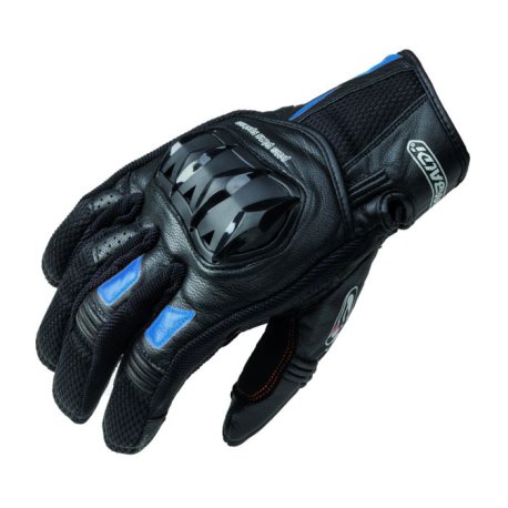 Guantes Moto Garibaldi Ariel Plis-Plas negro-azul