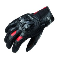 Guantes Moto Garibaldi Ariel Plis-Plas negro-rojo