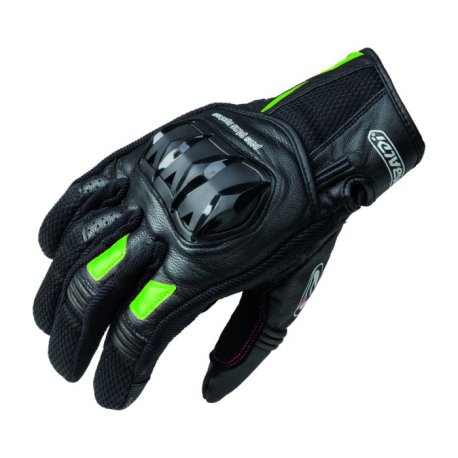 Guantes Moto Garibaldi Ariel Plis-Plas negro-verde