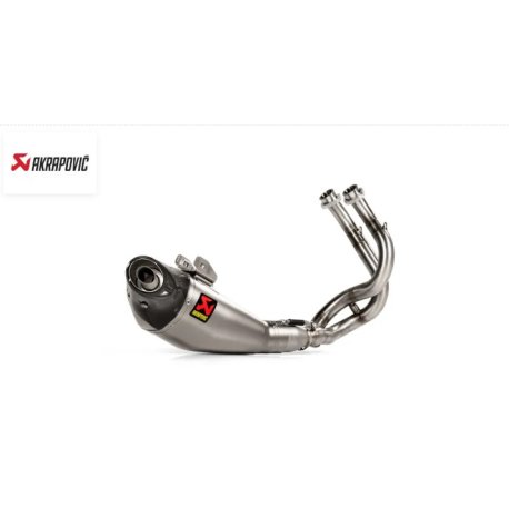 Sistema de escape completo Racing Line Street akrapovic Z650 S-K6R12-HEGEHT