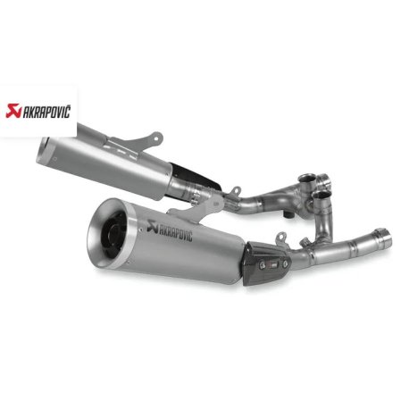 Silenciadores Titanium Slip-On Line akrapovic VMAX 2009 S-Y17SO1-HBAV
