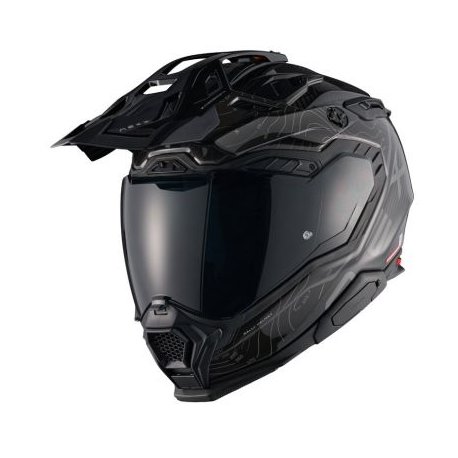 casco trail NEXX Helmet X.WED3 FURKA CARBON negro-gris