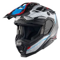 casco trail NEXX Helmet X.WED3 FURKA CARBON blanco-azul
