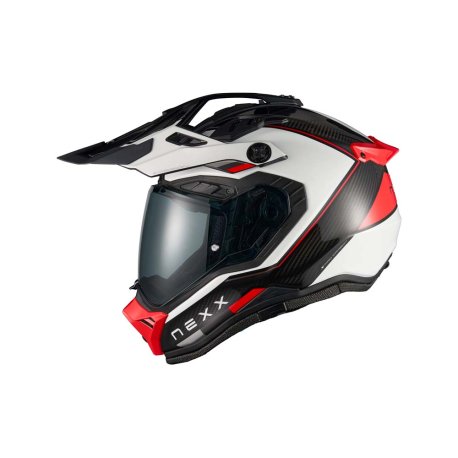 casco nexx X.Rally Raid blanco-ROJO