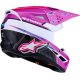 casco cross alpinestars sm-3 falcon purpura-rosa