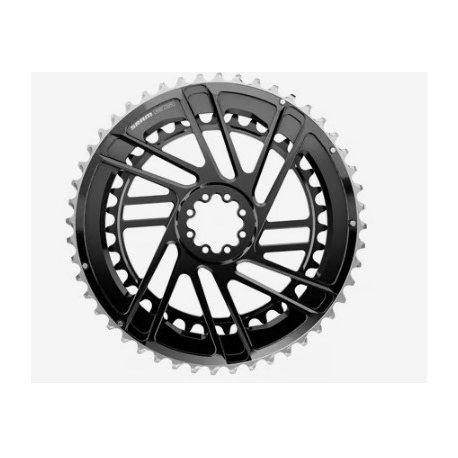 sram kit platos road force axs 2x12 50/37t dm black e1 (sin torns)