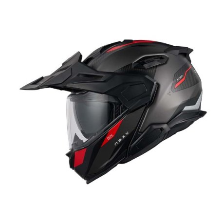 casco NEXX Helmet X.Lifecountry terra gris-rojo