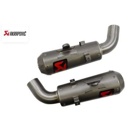 Silenciador Slip-On Line akrapovic homologado TI HYPERMOTARD S-D9SO15-HCBT