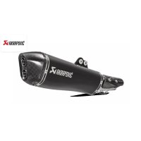Silenciador Slip-On Line SCOOTER homologado akrapovic KYM AK550 2017-2020 S-KY5SO1-HRAASSBL