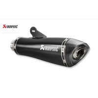 Silenciador Slip-On Series homologado akrapovic BLK RNINET SCR S-B12SO17-HBRBL