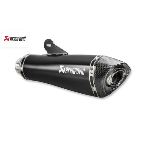 Silenciador Slip-On Series homologado akrapovic BLK RNINET SCR S-B12SO17-HBRBL