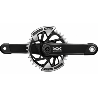 sram bielas powermeter eje xx eagle t-type q174 cl55 dub mtb wide 170 black (2-guards) 32t