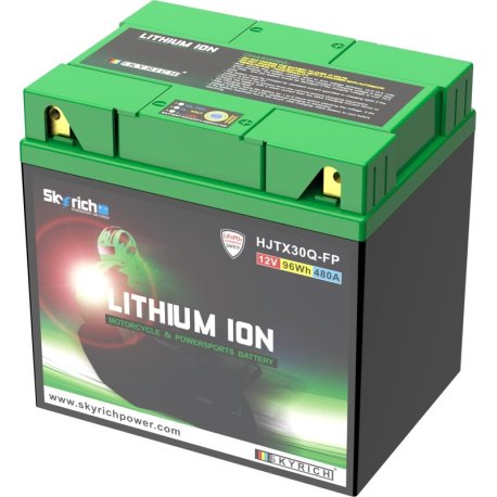 Bateria de litio Skyrich LITX30Q (Impermeable + indicador Led + terminales intercambiables)