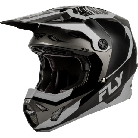 Casco FLY RACING Formula CP Charge negro-gris