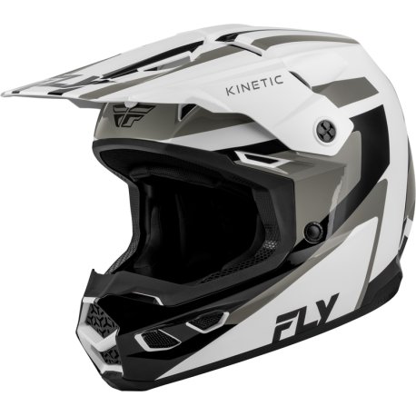 Casco FLY RACING Kinetic Sync blanco-negro