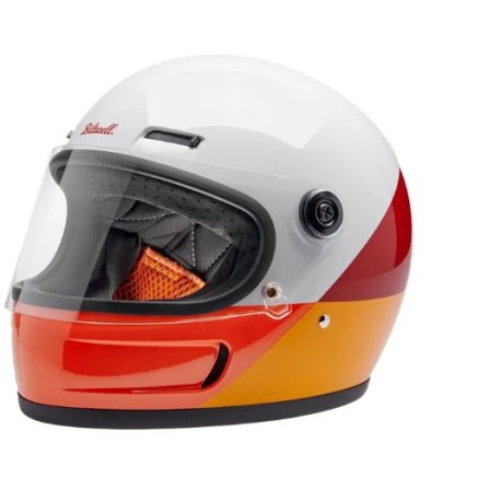 casco integral biltwell gringo sv intersection red-orange-yelow