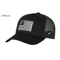 Gorra alpinestars Flag Snapback negra 25013624
