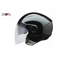 casco jet zir scuzzi black