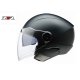 casco jet zir scuzzi negro mate