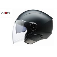 casco jet zir scuzzi negro mate