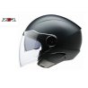 casco jet zir scuzzi negro mate