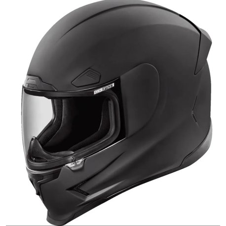 Casco integral icon Airframe Pro negro mate