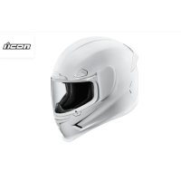 Casco integral icon Airframe Pro blanco brillo
