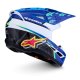 casco cross alpinestars sm-3 falcon azul