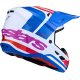 casco alpinestars S-M7 Core blanco-azul-rosa