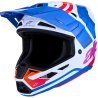 casco alpinestars S-M7 Core blanco-azul-rosa