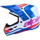 casco alpinestars S-M7 Core blanco-azul-rosa